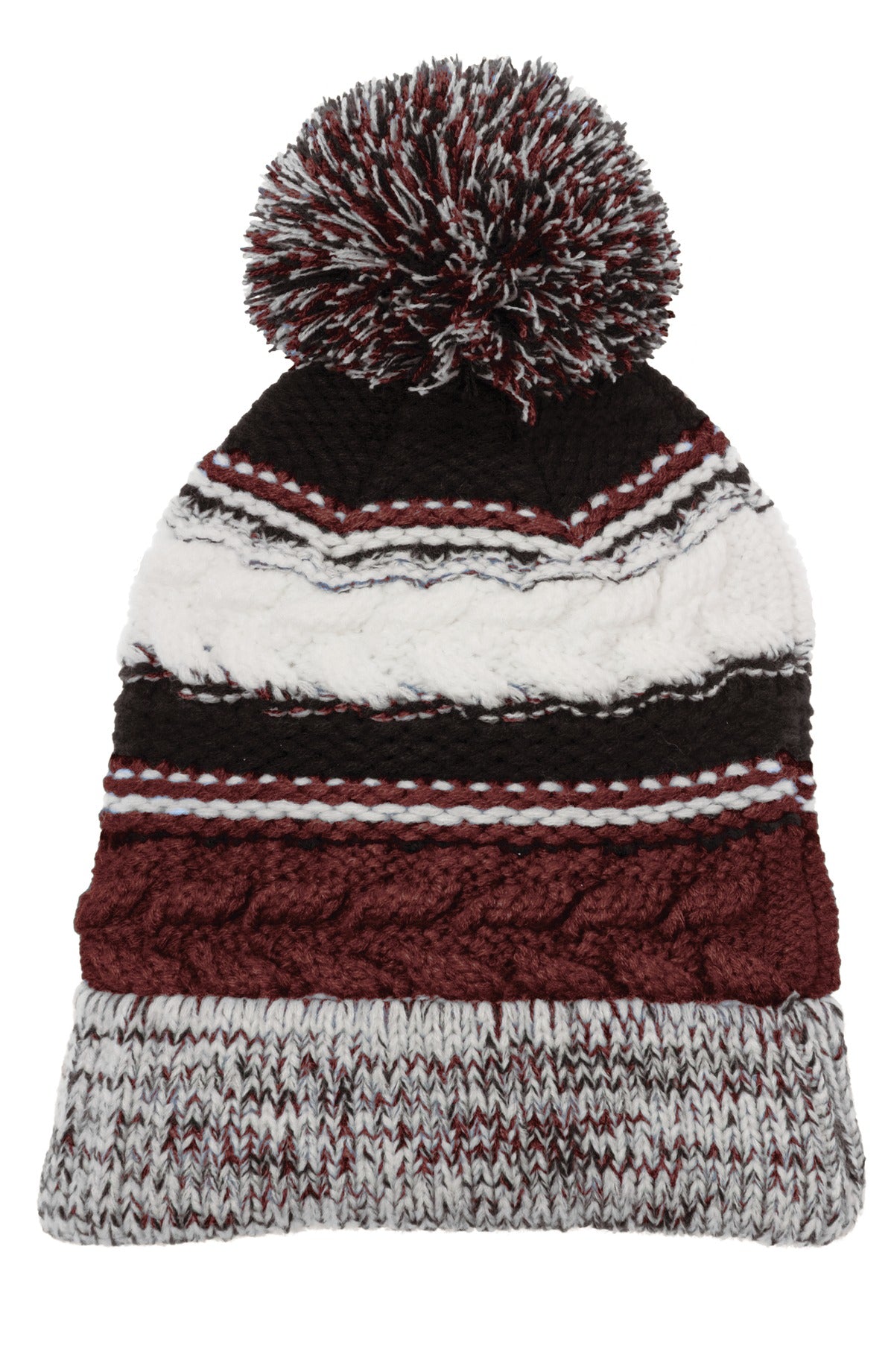 Sport-Tek Pom Pom Team Beanie. STC21
