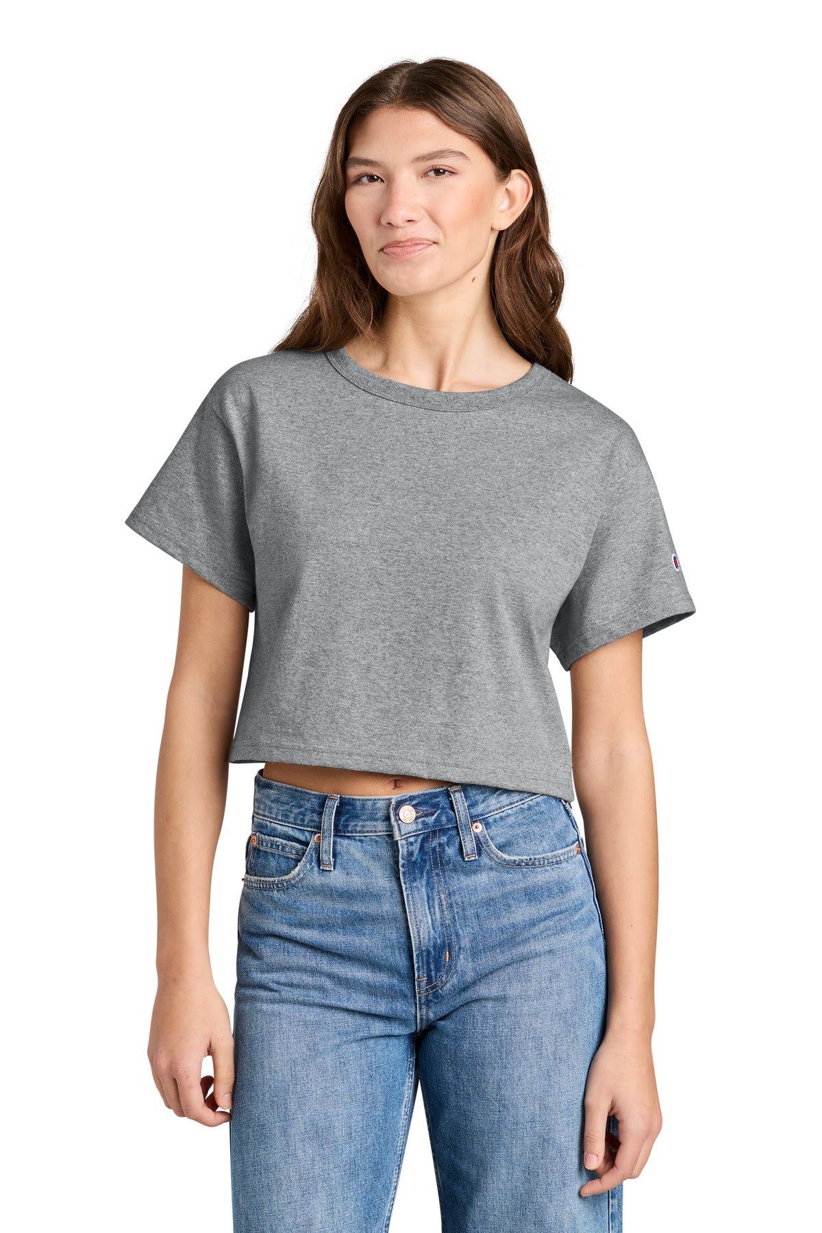 Champion Women's Cropped Heritage Tee T453W