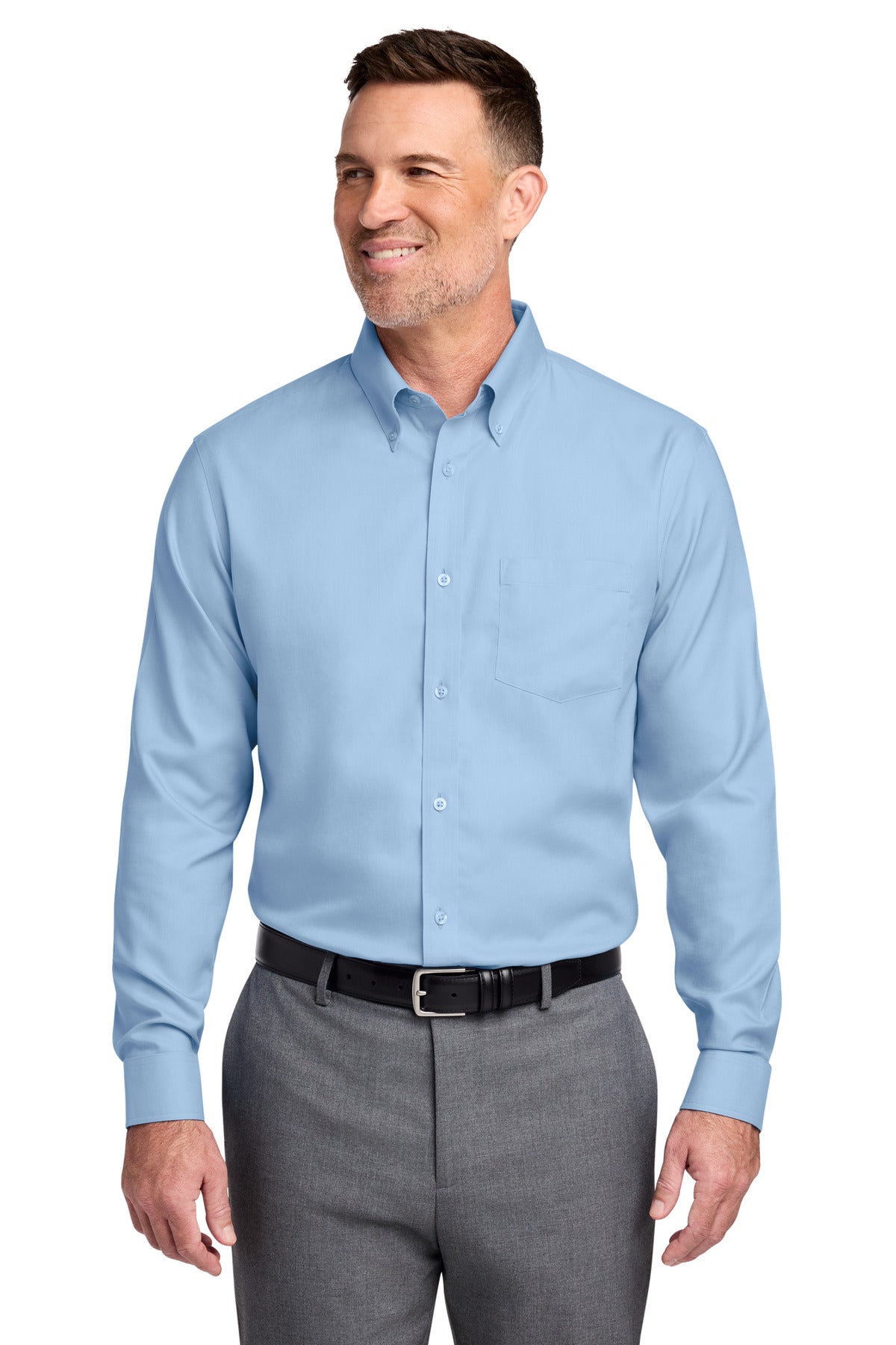 Brooks Brothers Tall Wrinkle-Free Stretch Nailhead Shirt TBB18002