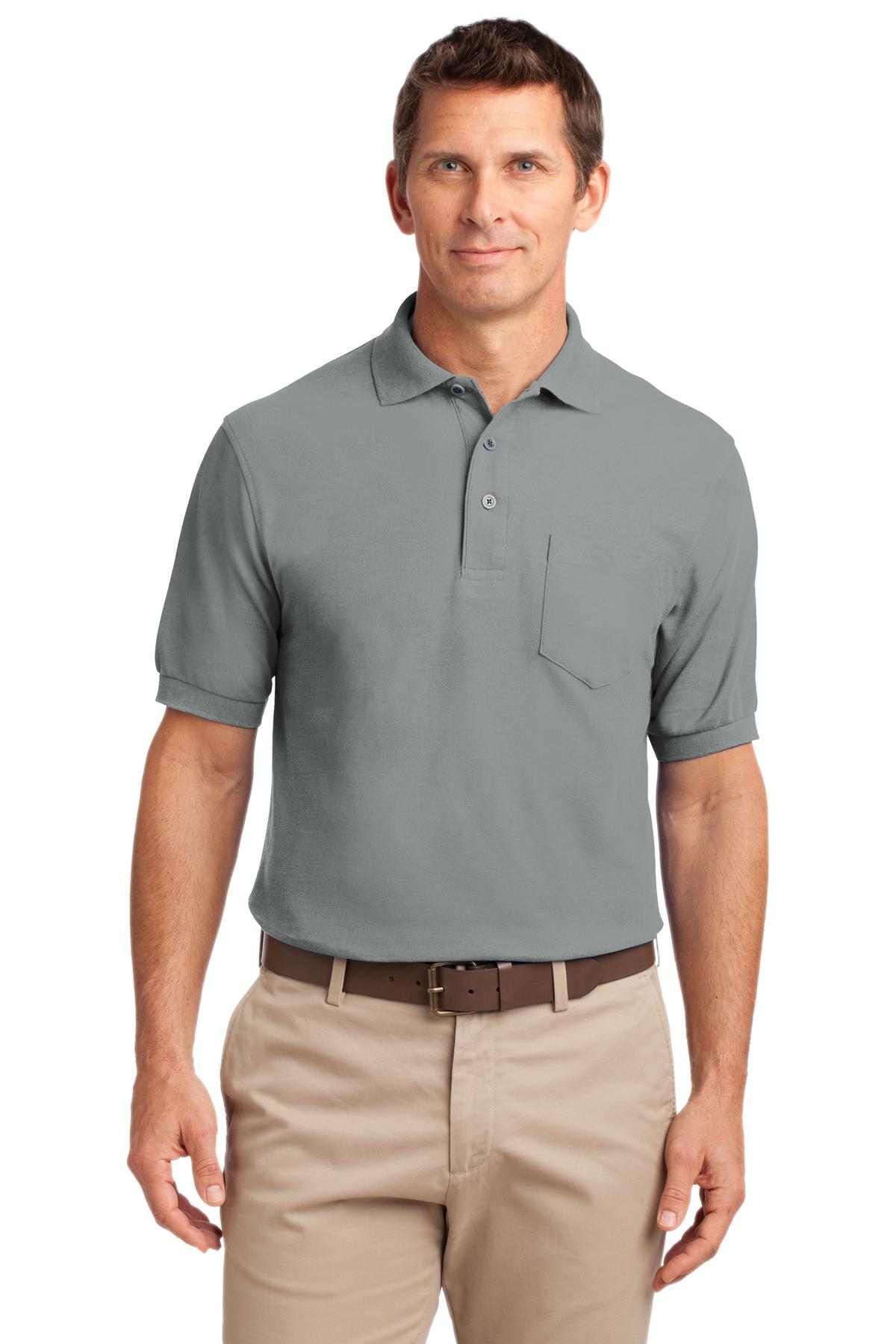 Port Authority Tall Silk Touch‚ Polo with Pocket. TLK500P